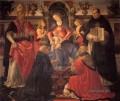 Madonna und Kind inthronisiert zwischen Engeln und Heilig Florenz Renaissance Domenico Ghirlandaio